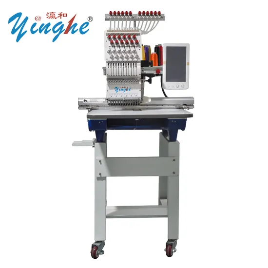 Yinghe High Quality Single Head 12/15 Needles Embroidery Machine