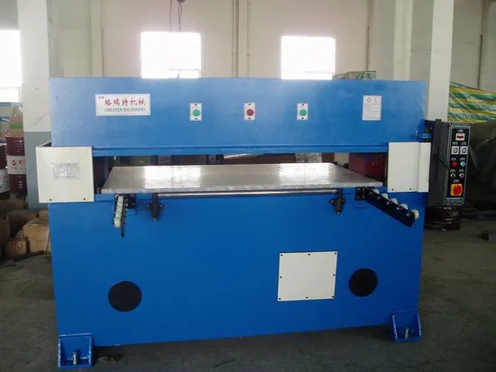 60 Tons Honggang Plane Four Column Hydraulic Automatic EVA Foam / Paper / Plastic Die Cutting Machine