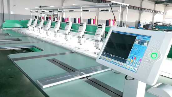 Car Seat Embroidery Machine 6 Needles 8 Heads