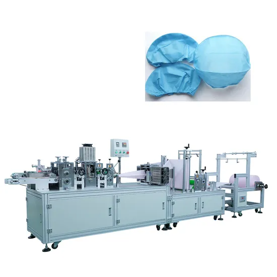 Automatic Disposable Non Woven Bouffant Hat Machinery