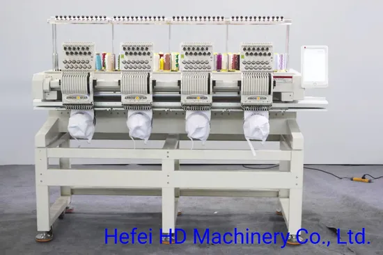 Four Head Cap T-Shirt Six Head 12 Needless Sweaters Embroidery Machine
