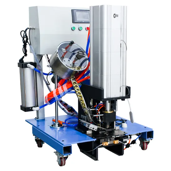 Automatic Eyelet Pressing Machine for Thick Materials with High-Quality