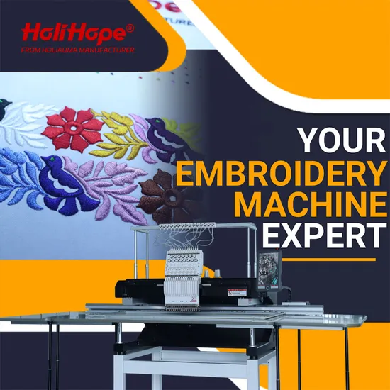 5 Years Warranty! Original Holiauma 1 Head Embroidery Machine Computerized with Biggest Embroidery Area 1200*500 mm 15 Needles