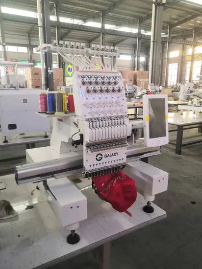 CE Certification Galaxy Arm Type Singe Head Embroidery Machine Hat Embroidery Machine