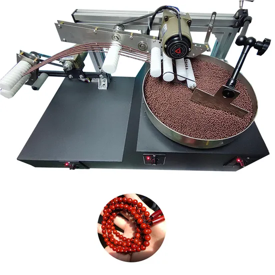 Glass Seed Bead Stringing Making Automatic Beading Machine Bead Roller Machine