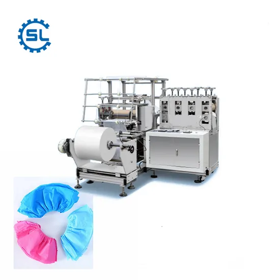 Automatic PE Non-Woven Fabric Shoe Cover Making Machine