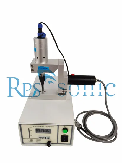 Compact Ultrasonic Cutting Machine for Cutting of Fabrics Nonwoven Materials
