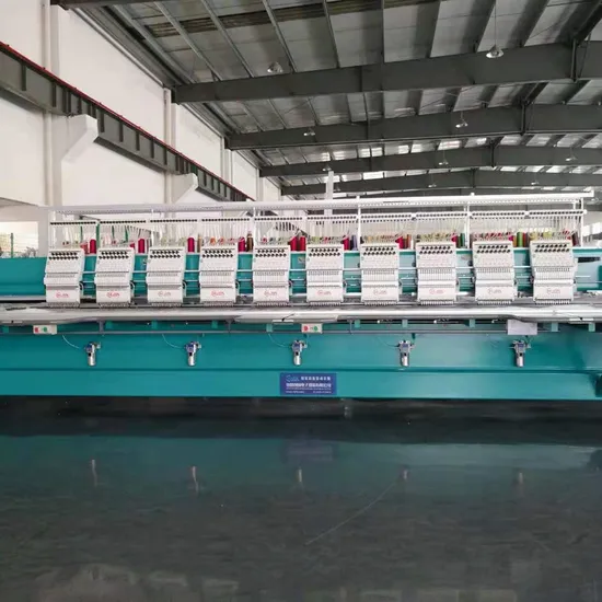 Flat Embroidery Machine 15 Needles 10 Heads