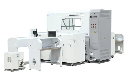 Four Nozzles Automatic High Production Weighing Down and Fiber Filling Machine (RM4-16D)