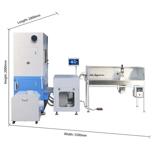 FUDA Compact Auto-Weigh Space-Saving Synthetic Down Filler with 1 Nozzle for Down Jacket