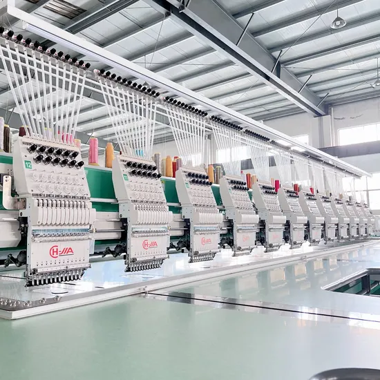 CH-Jia 12 Needles 12 Heads Flat Embroidery Machine