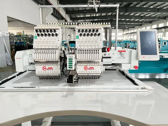 2 Heads Cap Embroidery Machine with Sequin