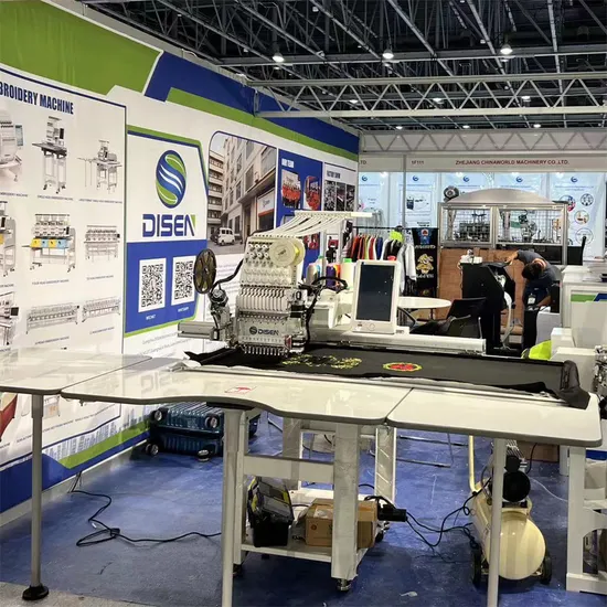 12 15 Needle Digitizing Software Embroidery Machines Glass Bead Swf Computer Old Embroidery Machine in Korea Aluminum Frame