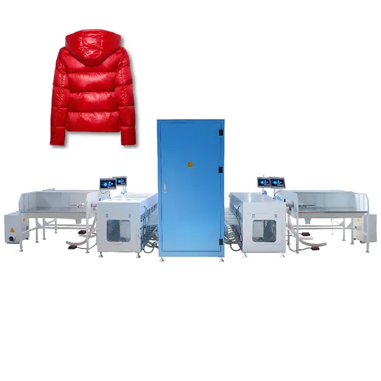 FUDA 4 Nozzles 24 Scales Automatic Duck Down Jacket Stuffing Machine