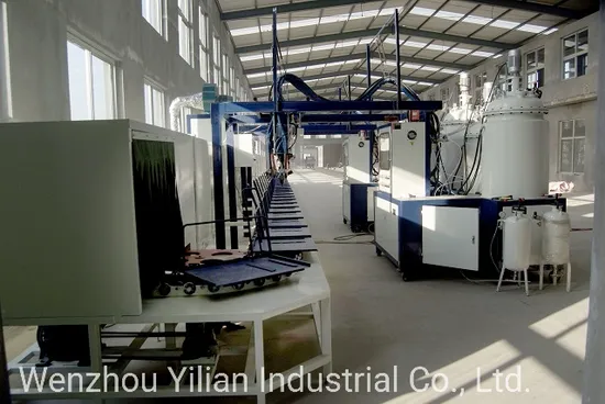 80 Stations Color Dosing PU Pouring Shoe Machine for Sandal