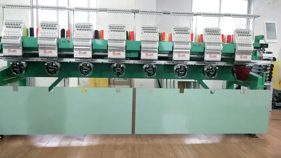 Computerized Embroidery Machine 8 Heads 12 Colors