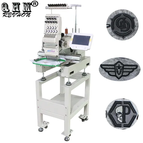 Computer Automation 1 Head Industrial Mini Touch Screen Embroidery Machine Price
