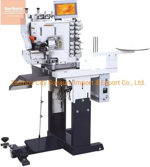 Direct Drive Automatic Waistband Sewing Machine with Needle Feeding Ss-1105utc