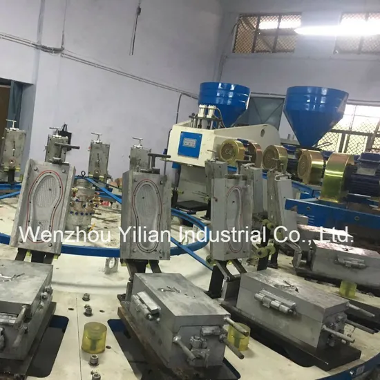 20 Station Rotary Table Type Double-Color TPR/TPU Sole Making Machine
