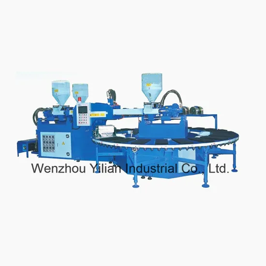 Full Automatic PVC Two Color Jelly Air Blowing Injction Mould Machine