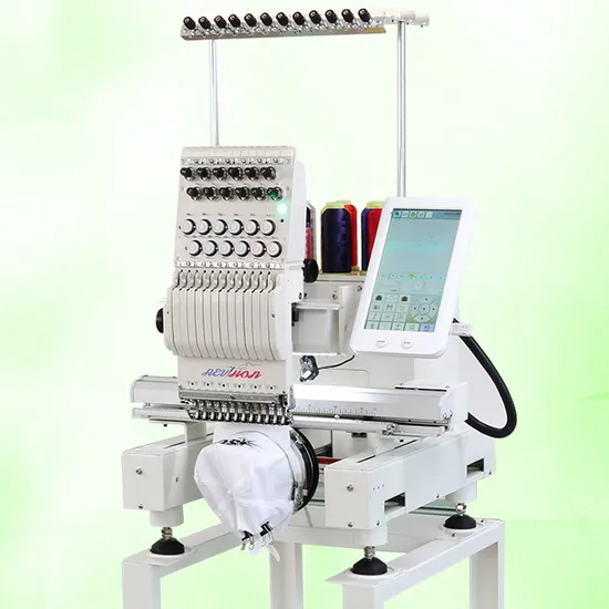Single Head 9/12 Needles Computerized Monogram Embriodery Machine with Free Spare Parts