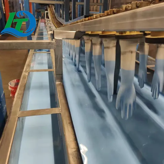 High-Speed Automatic Chemical Industry Disposable Latex Glove Production Line with Low Noise