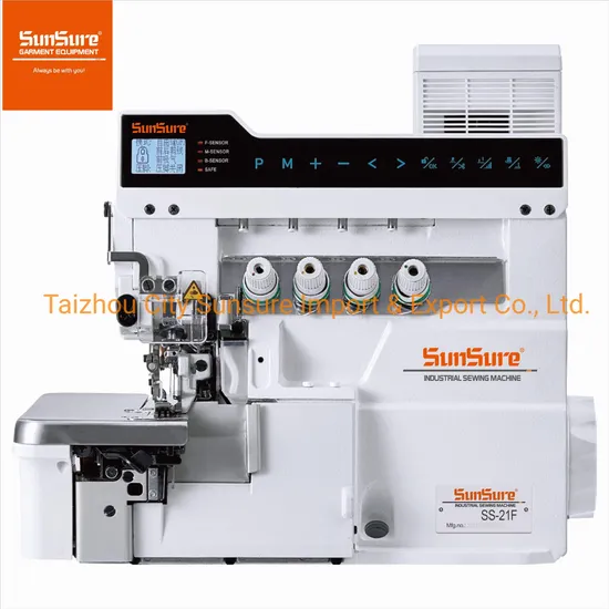 Full-Automatic Intelligent Super High Speed Computerized Overlock Sewing Machine Ss-21f