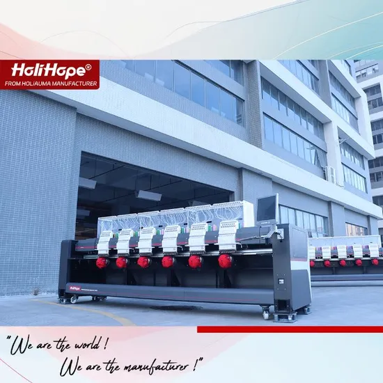 Holiauma Holihope 10 Years Quality Warranty Used Tajima 4 Head 6 Head Computerized Home Industrial Embroidery Machine Price China 1200spm High Speed