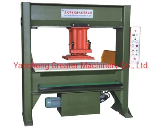 Travelling Head Cutting Press Machine Used Leather Industry