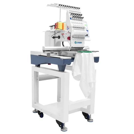 Automatic Hat Garments T-Shirt Cap Multifunction 12 Needles Computer Flat Embroidery Machine Computerized with Supply Price