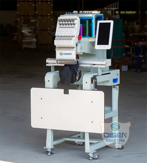 Mini Computerized Embroidery Machine Cheap Price Single Head Custom Hats Cap Logo Embroidery Machines 12 15 Needle for T Shirt