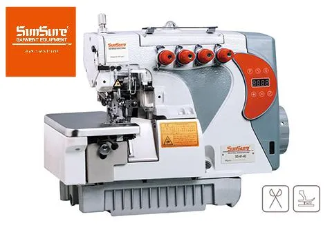 Industrial Good Price Direct Drive Super High Speed Computer Overlock Sewing Machine Ss-4f-4D