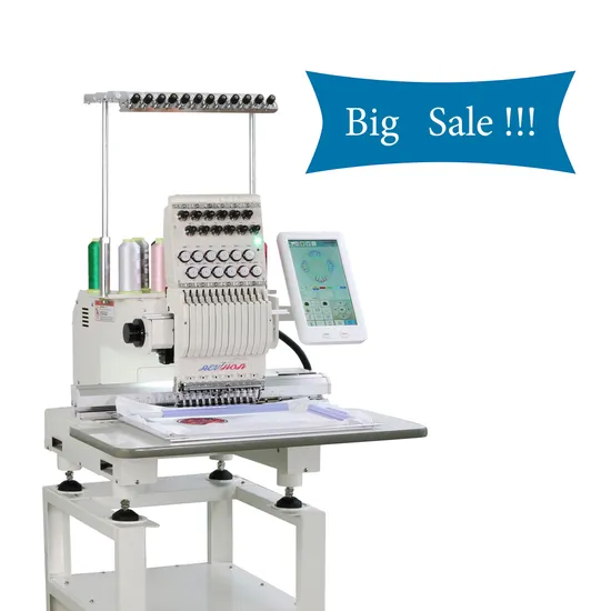 Embroidery Machine 1 Head Embroidery Machine Made in China