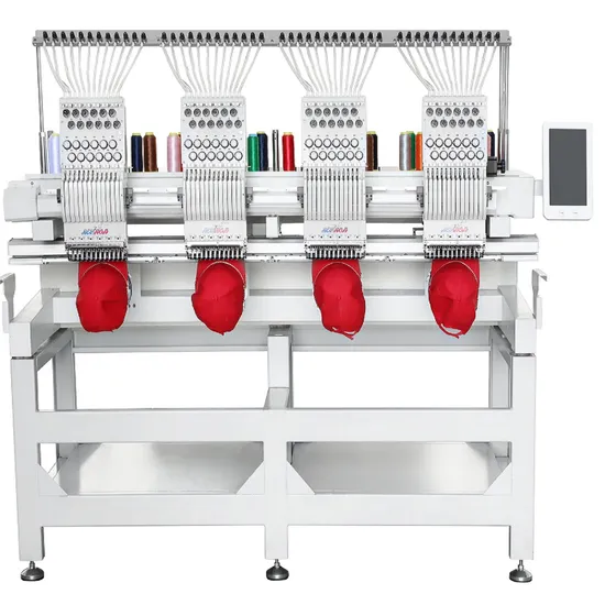 4 Head Multi-Needles Industrial Made in China Embroidery Machine