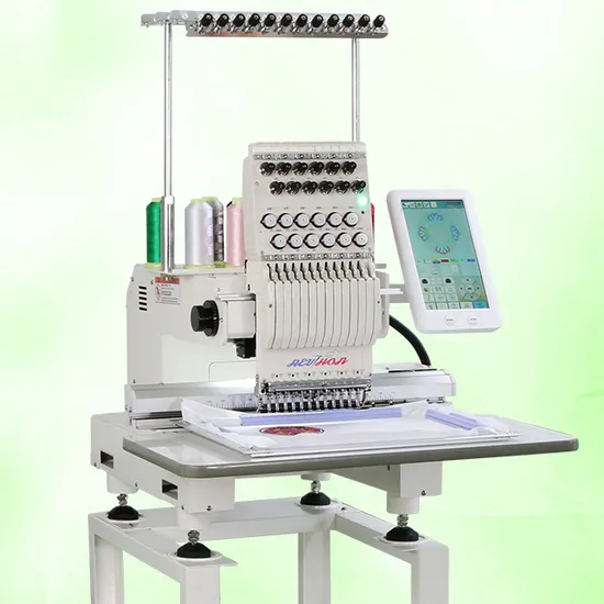 Qhm Single Head 9/12 Needles Broderick Broderie Computer Embroidery Machine
