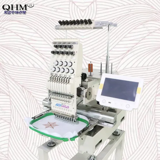 Single Head 12 Needles Cap Embroidery Machine Hat Embroidery Machine with Best Quality