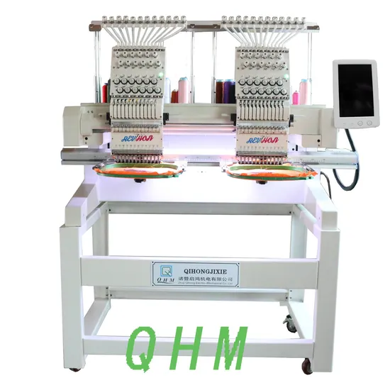 Qhm Dahao Computer 500*800 Single Head Flat Mixed Beads Embroidery Machine