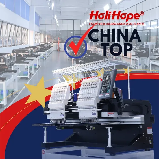 10 Years Quality Warranty! ! ! Tajima Similar Multi-Function 2 Heads 15 Needles Hat Shirt Flat Embroidery Machine China Price Factory