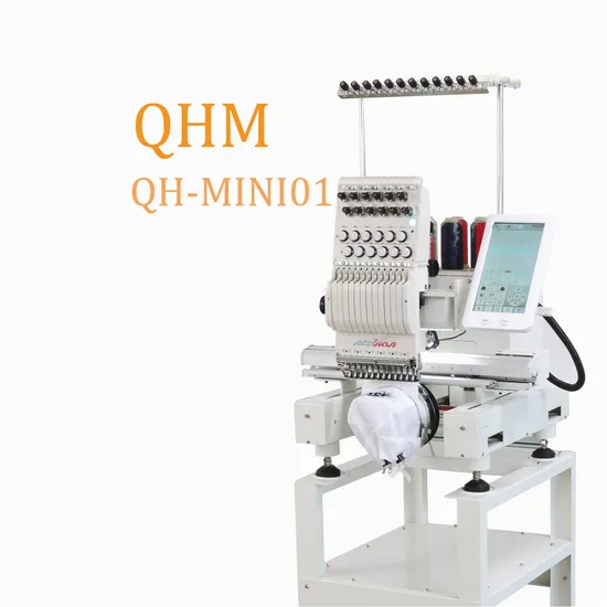 Single Head Flat Embroidery Similar to Tajima Design Computerized Embroidery Machine Prices