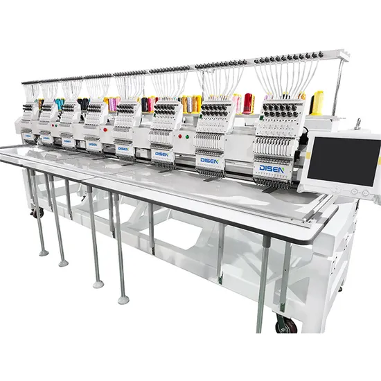 Automatic 8 Heads 12/15 Needles Cap Computer Perle Machine Hulti Head Embroidery Machine Self Adjusting with Bluetooth