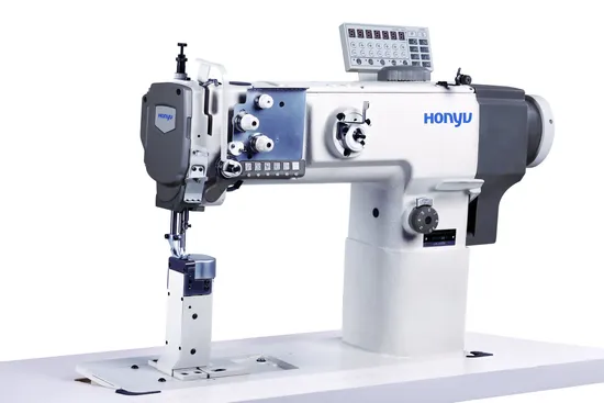 HY-1730B Post bed sofa and car seat compound feed heavy duty industrial sewing machine