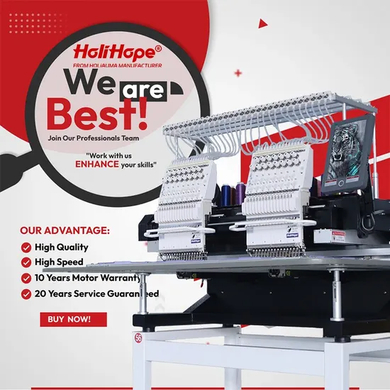 10 Years Motor Warranty! ! ! 15 Needles 2 Head Embroidery Machine Like Brother Tajima Swf Computer Embroidery Machine in Low Price for Cap T-Shirt Flat Logo 3D