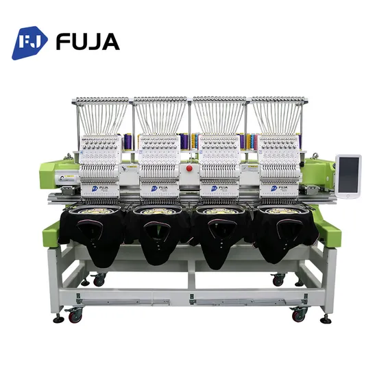 China Fuja New Technique 4 Head Multi-Needles Embroidery Industrial Machine