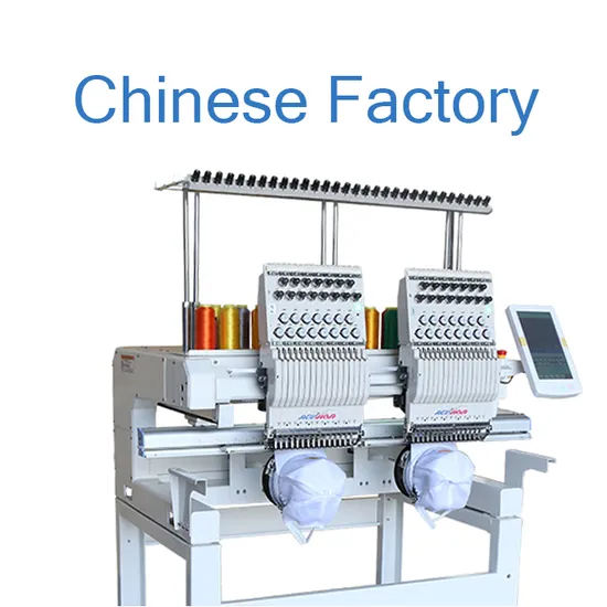 Factory Price! ! Professional Double Head Sewing Machine Embroidery Computerized Shop Embroidery Machine