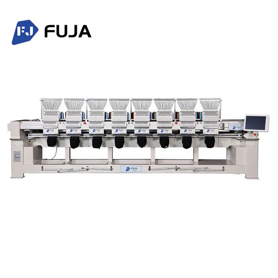Multi Heads Automatically Digitizes Shop Editor Embroidery Machine with Hat T-Shirt