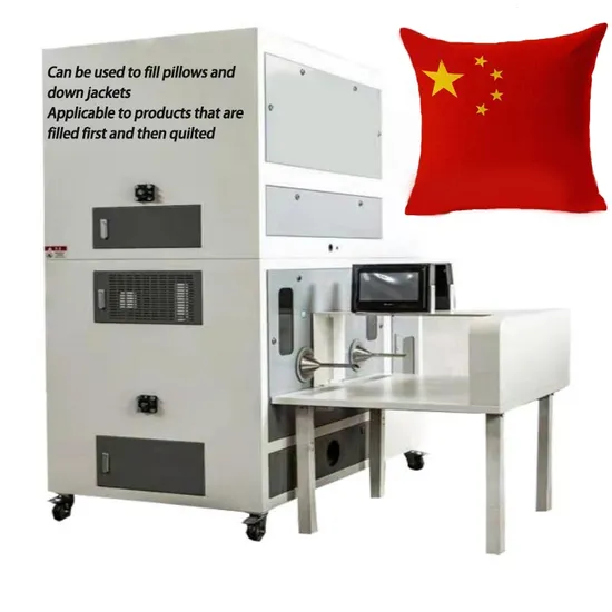 Customizable 2 Port Duck Down Industrial Filling Stuffed Machine CE