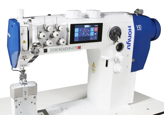 V10-295612 Direct drive electronic lockstitch compound feeding sofa leather industry sewing machine