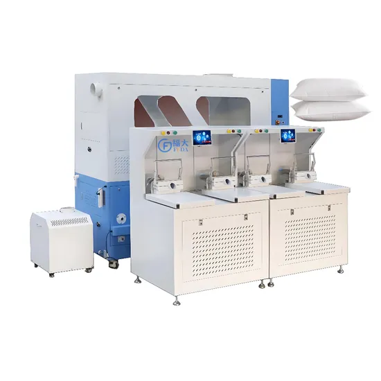 FUDA Automatic Four Nozzles Ball Fiber Pillow Filling Machine