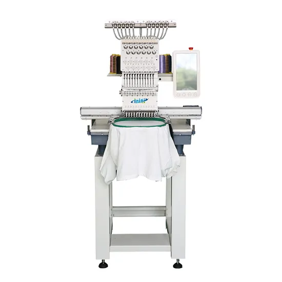 Single Head Textile Digital Automatic Computerized Embroidery Machine