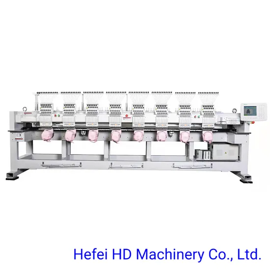 High Speed Multi-Head 8 Head Embroidery Machine Price for Computerized Home Tshirt/Cap Embroidery